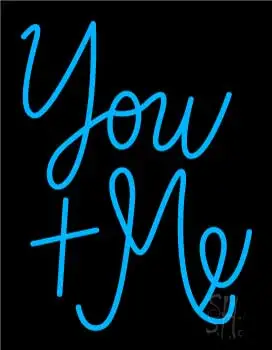 You + Me LED Neon Sign