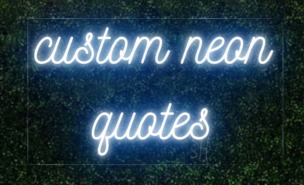 Custom LED Neon Light - Custom Neon Signs - Everything Neon