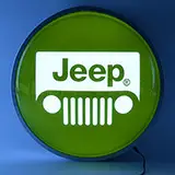 Jeep 15 Inch Backlit Led Lighted Sign