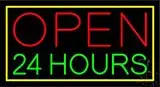 Open 24 Hours LED Neon Sign