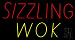 Sizzling Wok LED Neon Sign