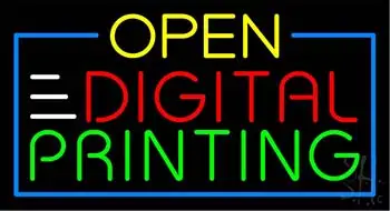 Red Open Digital Printing LED Neon Sign