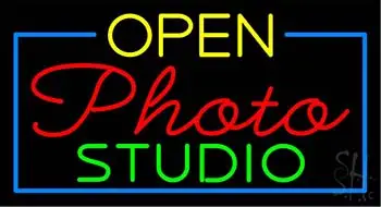 Open Photo Studio LED Neon Sign