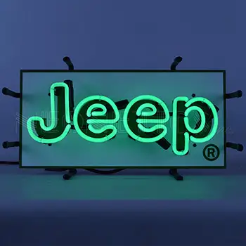 Jeep Green Junior Neon Sign