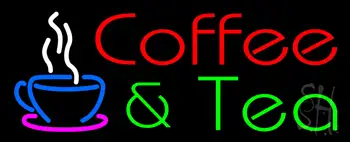 Red Coffee & Green Tea Neon Sign