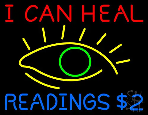 I Can Heal Readings With Eye LED Neon Sign
