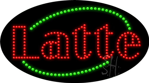 Latte LED Sign