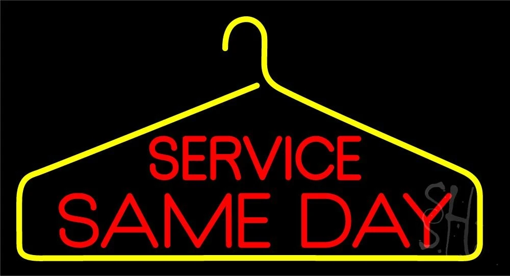  Same Day Service Neon Sign : Tools & Home Improvement