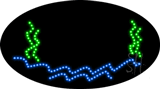 Fish Logo Animated LED Sign