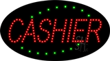 Cashier Animated LED Sign