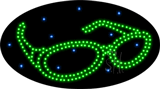 Glasses Logo Animated LED Sign