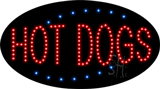 Hot Dogs Animated LED Sign