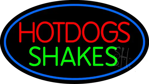 Hotdogs Shakes LED Neon Sign