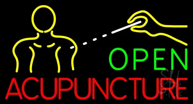Open Acupuncture Logo LED Neon Sign