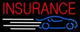 Red Car Insurance Neon Sign