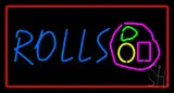 Rolls Red Border LED Neon Sign