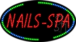 Nails-Spa Animated LED Sign