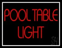 Pool Table LED Neon Sign