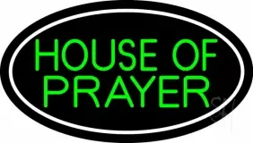 Green House Of Prayer LED Neon Sign