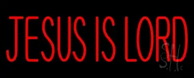 Red Jesus Is Lord LED Neon Sign
