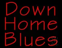Red Down Home Blues LED Neon Sign