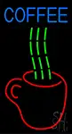 Hot Coffee Glass LED Neon Sign