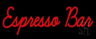 Red Espresso Bar LED Neon Sign