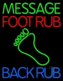 Custom Foot Rub LED Neon Sign