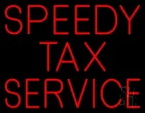 Speedy Tax Service LED Neon Sign