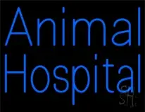 Blue Animal Hospital LED Neon Sign