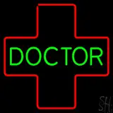 Green Doctor Medical Logo LED Neon Sign
