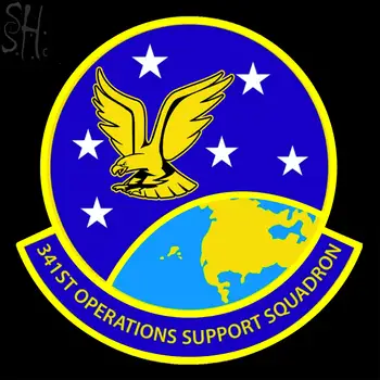 Custom 341 St Operations Support Squadron Neon Sign 1