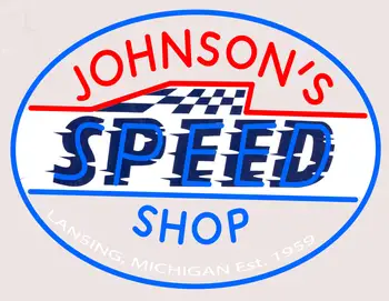 Custom Johnson Speed Shop Neon Sign 1