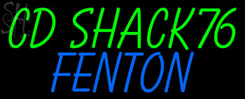 Custom Cd Shack 76 Fenton Neon Sign 2