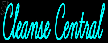 Custom Cleanse Central Neon Sign 2