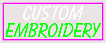 Custom Embroidery Neon Sign 2