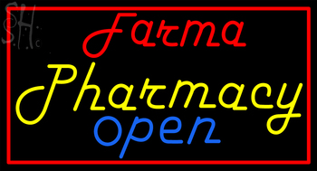 Custom Farma Pharmacy Open Neon Sign 4