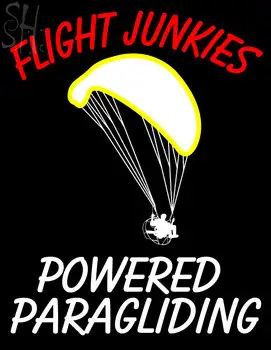 Custom Flight Junkies Logo Neon Sign 1