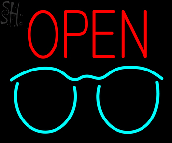 Custom Glasses Open Neon Sign 5