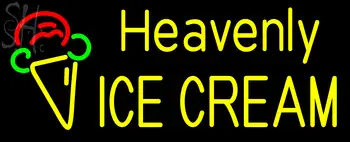 Custom Heavenly Ice Cream Cone Neon Sign 3