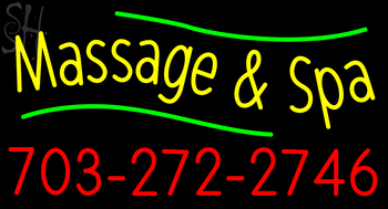 Custom Massage And Spa Neon Sign 1