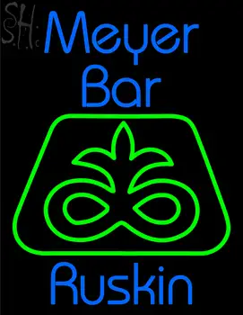 Custom Meyer Bar Ruskin Neon Sign 1