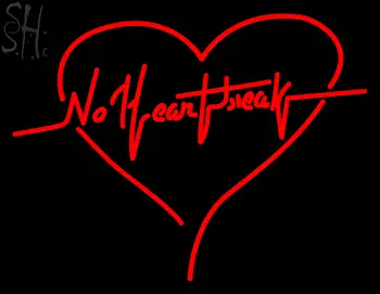 Custom No Heart Break Neon Sign 1