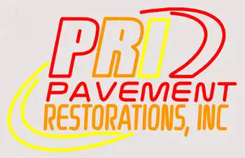 Custom Pavement Restorations Inc Logo Neon Sign 2