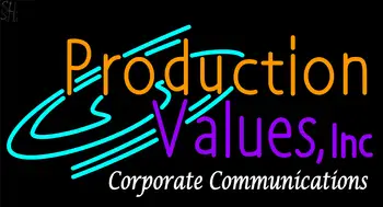 Custom Production Values Inc Corporate Communications Neon Sign 2
