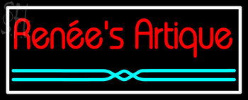 Custom Renees Artique Neon Sign 1
