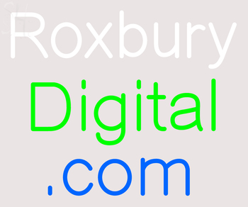 Custom Roxbury Digital Com Neon Sign 3