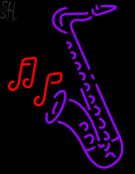 Custom Saxophone Neon Sign 2