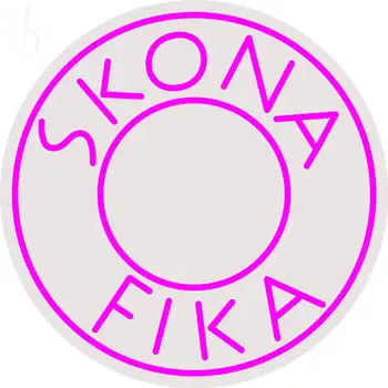 Custom Skona Fika Neon Sign 1