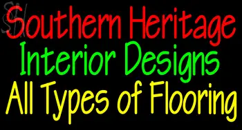 Custom Southern Heritage Interior Designs Neon Sign 2